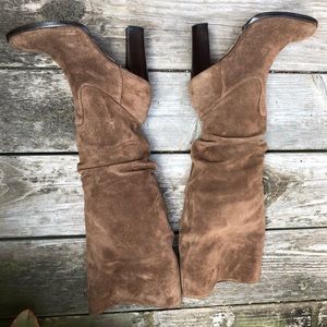 Banana Republic Comfy suede boots.